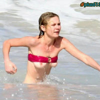 KRISTEN DUNST LOSING TOP IN WAVES
