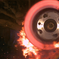 Brake rotor failure