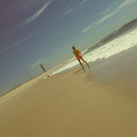 Beach Bikini Walk