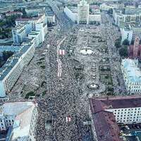 Rally in Belarus against election results