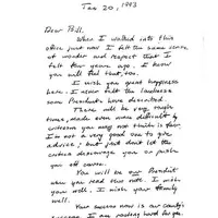 The note George HW Bush left for Bill Clinton 