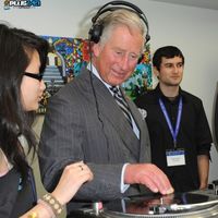 Prince Charles on the decks