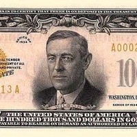 $100,000 dollar bill