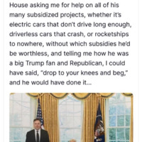 Give me $50M per month, cocksucker