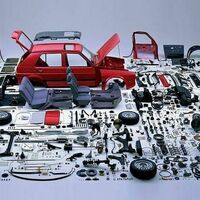 car disassembled