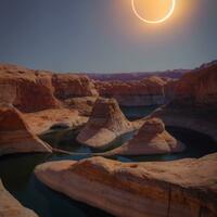 Ring of Fire eclipse October 14 2023 (photo credit Byron Mead)