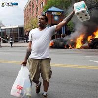 Nothing says protest like a good loot