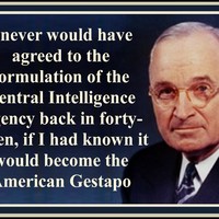 Truman knew..... do you