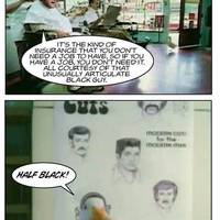 HALF BLACK!!