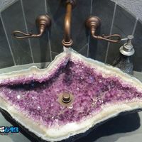 Amethyst Geode Sink