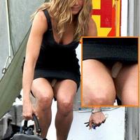 upskirt of something