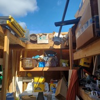Shed roof? What shed roof? (Its under tarp now)