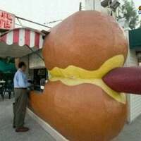 Is this before or after the hot dog?