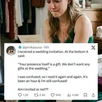 Your gift is to not come