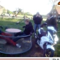 What do you do if you're just too lazy to push the merry-go-round by 